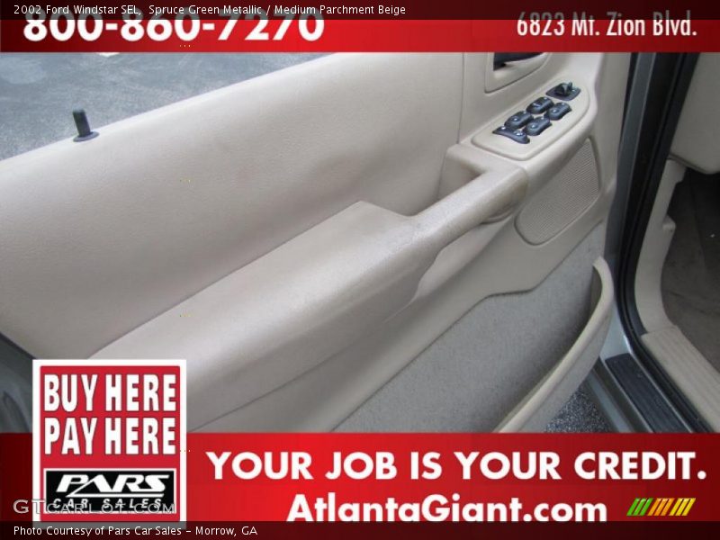 Spruce Green Metallic / Medium Parchment Beige 2002 Ford Windstar SEL
