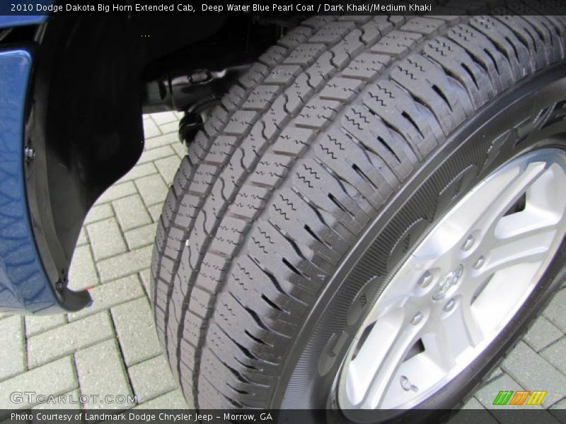 Deep Water Blue Pearl Coat / Dark Khaki/Medium Khaki 2010 Dodge Dakota Big Horn Extended Cab