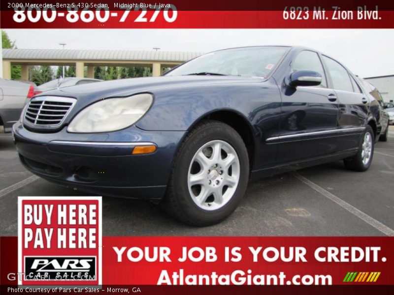 Midnight Blue / Java 2000 Mercedes-Benz S 430 Sedan