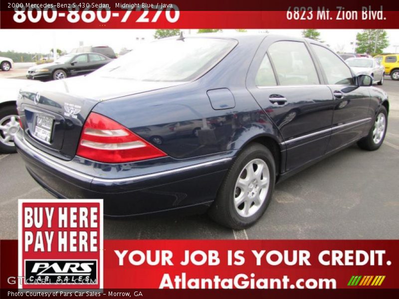 Midnight Blue / Java 2000 Mercedes-Benz S 430 Sedan