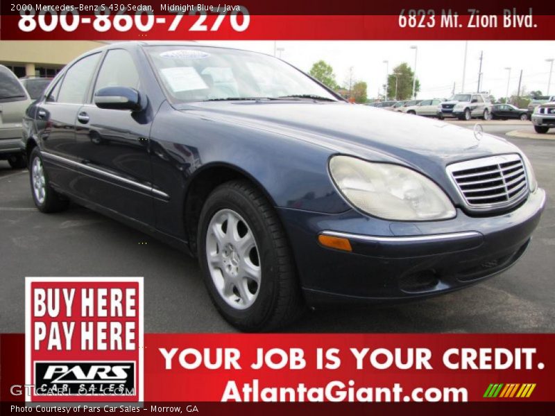 Midnight Blue / Java 2000 Mercedes-Benz S 430 Sedan