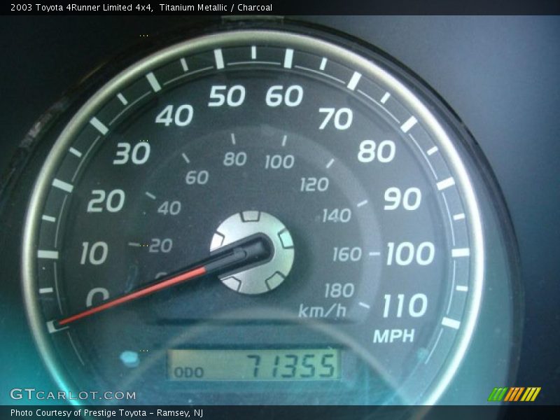 Titanium Metallic / Charcoal 2003 Toyota 4Runner Limited 4x4