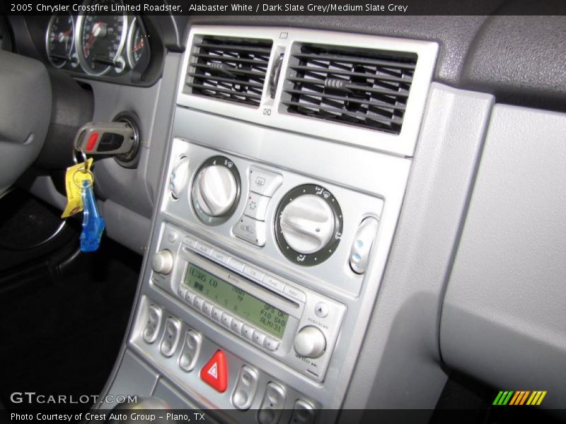 Alabaster White / Dark Slate Grey/Medium Slate Grey 2005 Chrysler Crossfire Limited Roadster