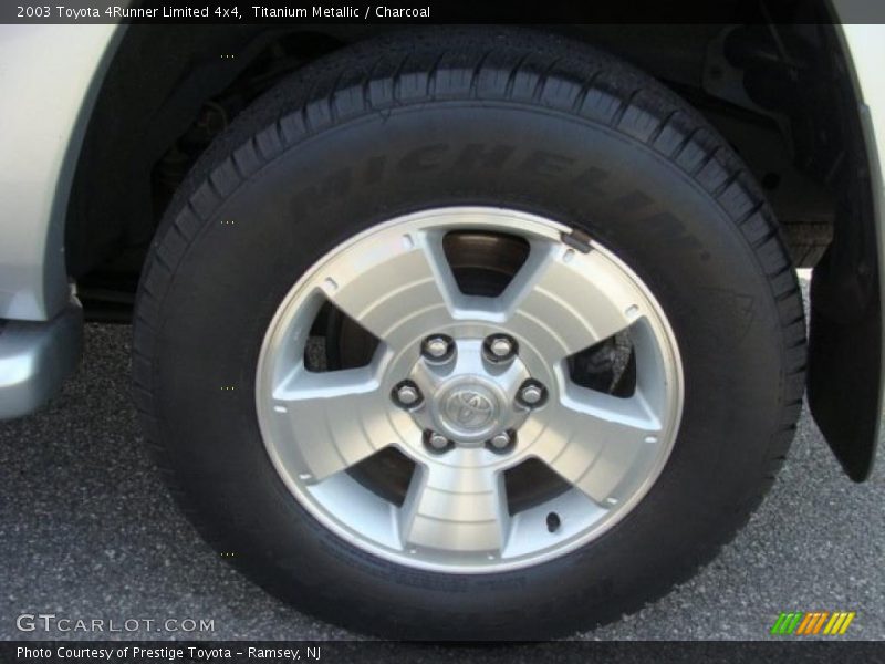 Titanium Metallic / Charcoal 2003 Toyota 4Runner Limited 4x4