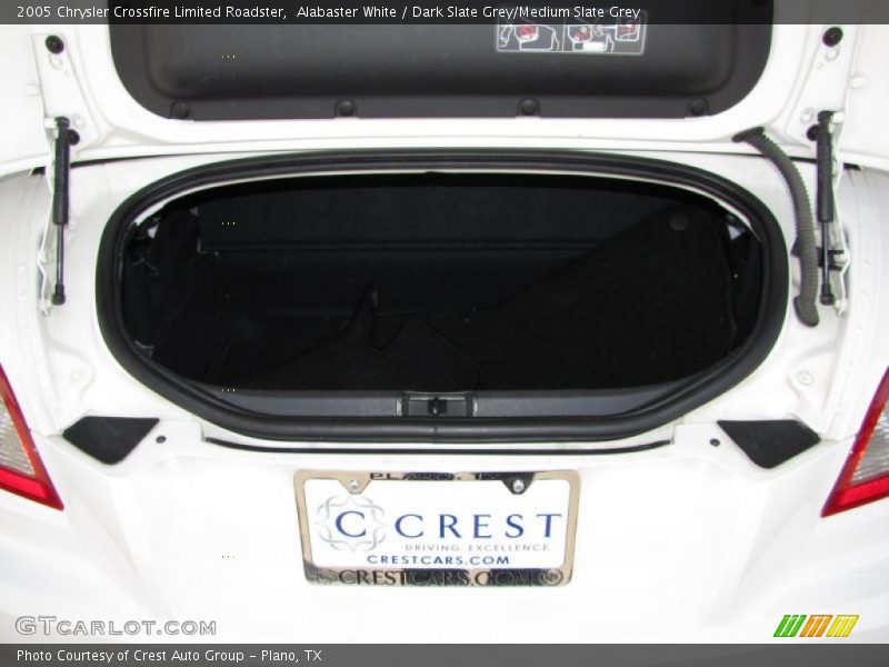 Alabaster White / Dark Slate Grey/Medium Slate Grey 2005 Chrysler Crossfire Limited Roadster