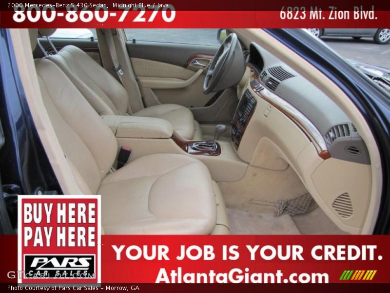 Midnight Blue / Java 2000 Mercedes-Benz S 430 Sedan