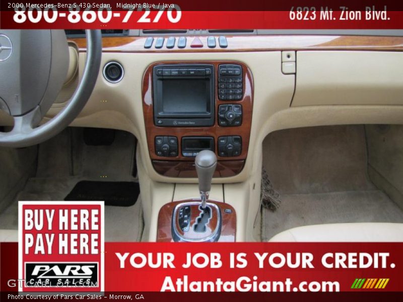 Midnight Blue / Java 2000 Mercedes-Benz S 430 Sedan
