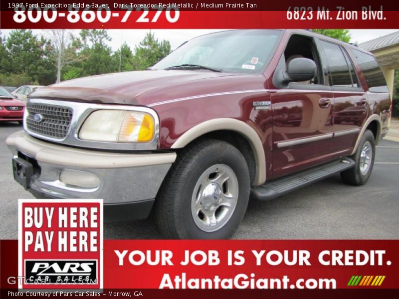 Dark Toreador Red Metallic / Medium Prairie Tan 1997 Ford Expedition Eddie Bauer