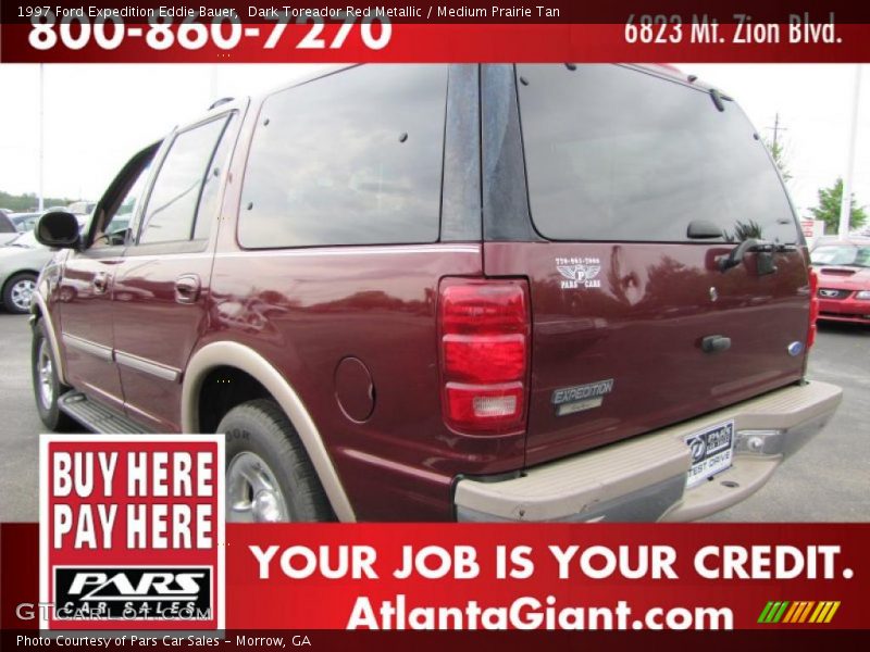 Dark Toreador Red Metallic / Medium Prairie Tan 1997 Ford Expedition Eddie Bauer