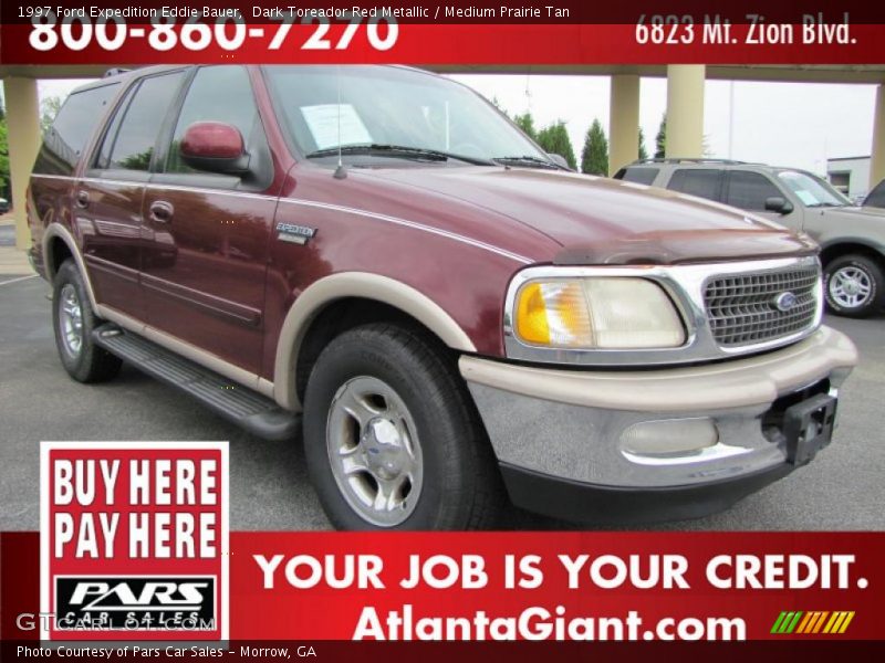 Dark Toreador Red Metallic / Medium Prairie Tan 1997 Ford Expedition Eddie Bauer