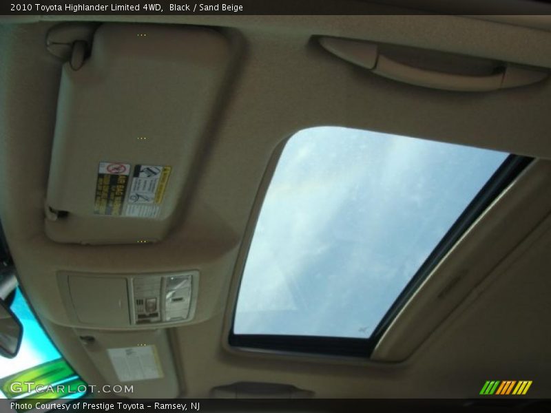 Black / Sand Beige 2010 Toyota Highlander Limited 4WD