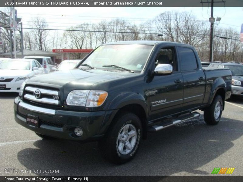 Timberland Green Mica / Light Charcoal 2005 Toyota Tundra SR5 TRD Double Cab 4x4