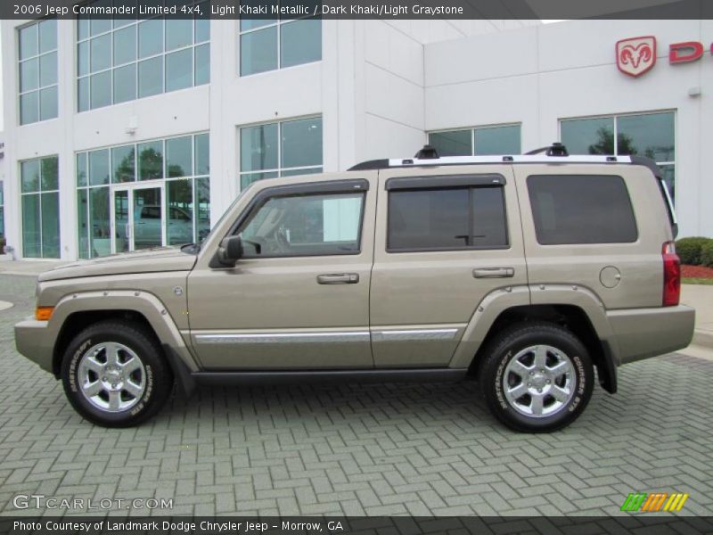 Light Khaki Metallic / Dark Khaki/Light Graystone 2006 Jeep Commander Limited 4x4