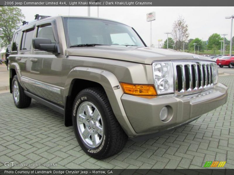 Light Khaki Metallic / Dark Khaki/Light Graystone 2006 Jeep Commander Limited 4x4