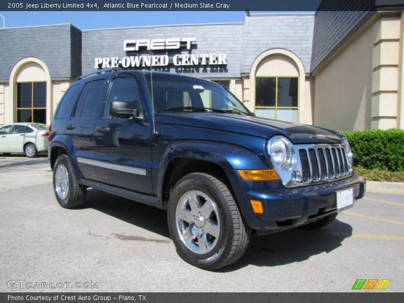 Atlantic Blue Pearlcoat / Medium Slate Gray 2005 Jeep Liberty Limited 4x4
