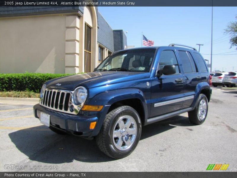 Atlantic Blue Pearlcoat / Medium Slate Gray 2005 Jeep Liberty Limited 4x4