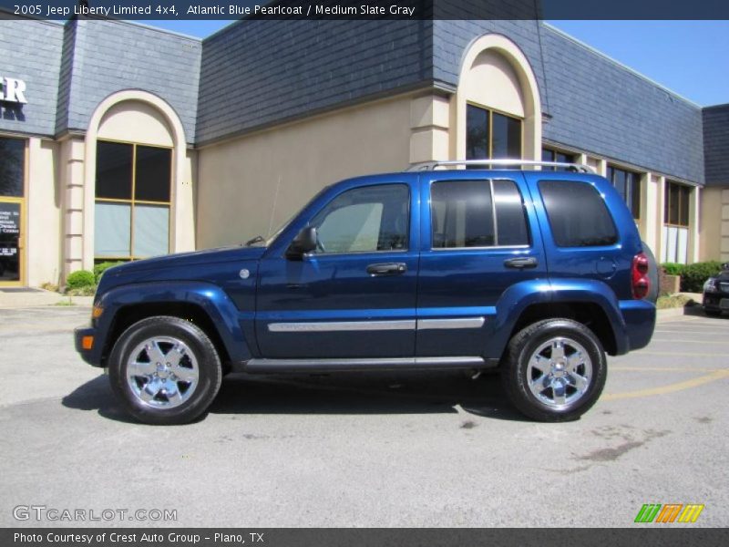 Atlantic Blue Pearlcoat / Medium Slate Gray 2005 Jeep Liberty Limited 4x4