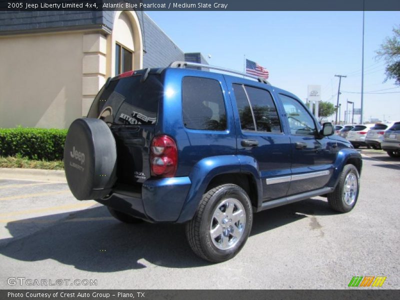Atlantic Blue Pearlcoat / Medium Slate Gray 2005 Jeep Liberty Limited 4x4
