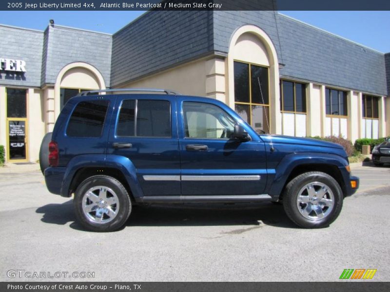 Atlantic Blue Pearlcoat / Medium Slate Gray 2005 Jeep Liberty Limited 4x4