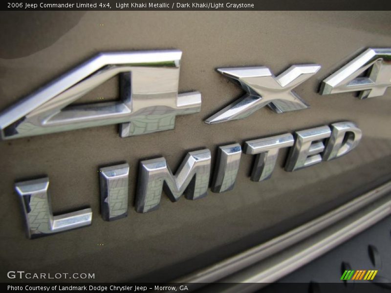 Light Khaki Metallic / Dark Khaki/Light Graystone 2006 Jeep Commander Limited 4x4