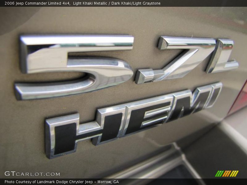 Light Khaki Metallic / Dark Khaki/Light Graystone 2006 Jeep Commander Limited 4x4