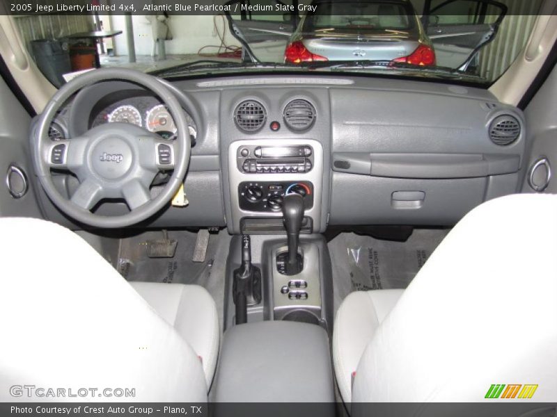 Atlantic Blue Pearlcoat / Medium Slate Gray 2005 Jeep Liberty Limited 4x4