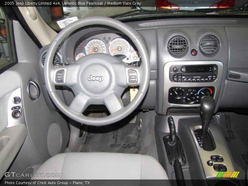 Atlantic Blue Pearlcoat / Medium Slate Gray 2005 Jeep Liberty Limited 4x4