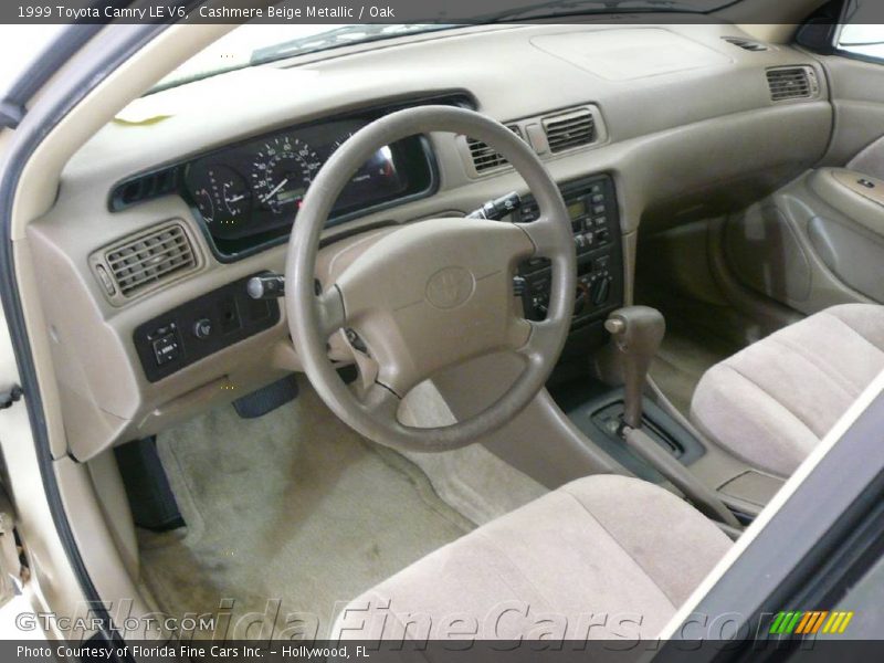 Cashmere Beige Metallic / Oak 1999 Toyota Camry LE V6