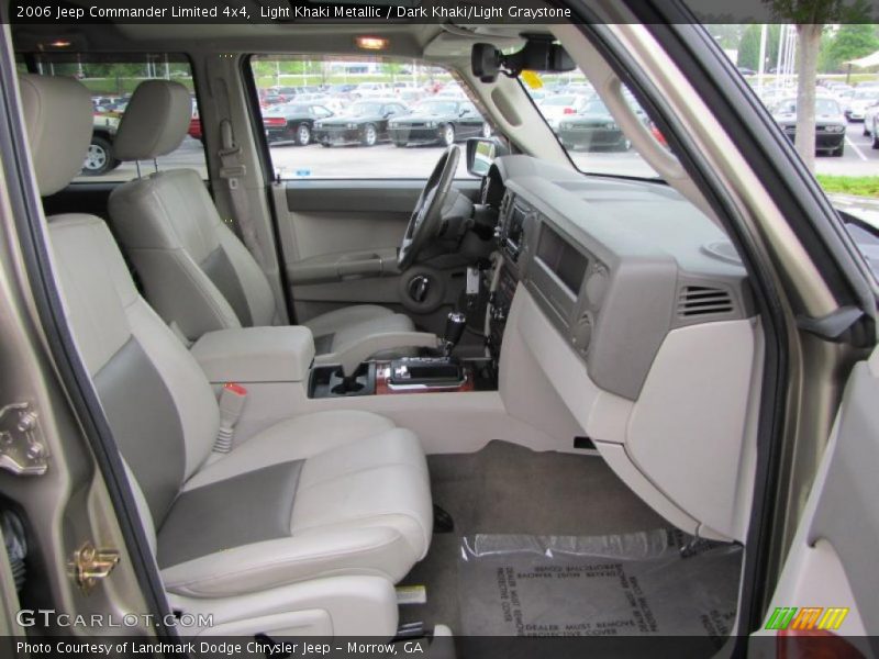 Light Khaki Metallic / Dark Khaki/Light Graystone 2006 Jeep Commander Limited 4x4