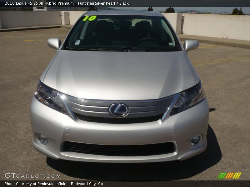 Tungsten Silver Pearl / Black 2010 Lexus HS 250h Hybrid Premium
