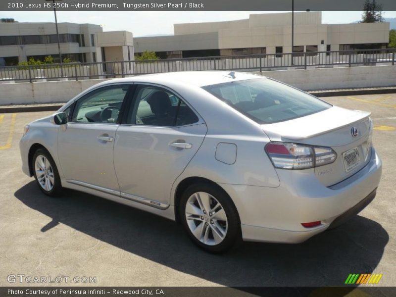 Tungsten Silver Pearl / Black 2010 Lexus HS 250h Hybrid Premium