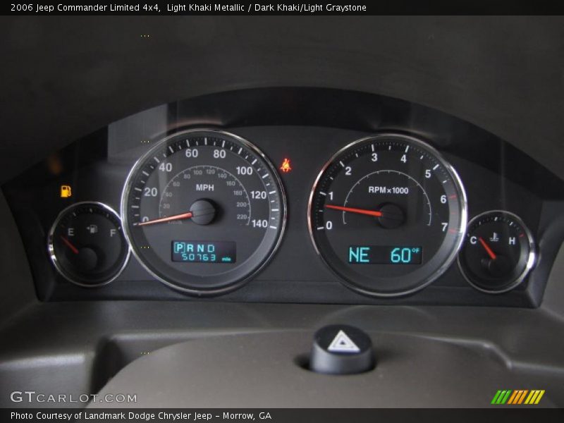 Light Khaki Metallic / Dark Khaki/Light Graystone 2006 Jeep Commander Limited 4x4