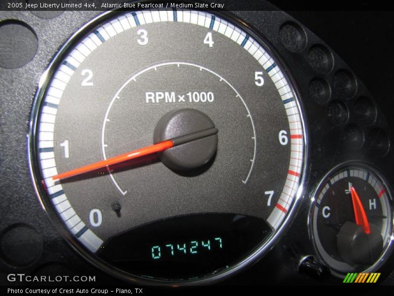 Atlantic Blue Pearlcoat / Medium Slate Gray 2005 Jeep Liberty Limited 4x4