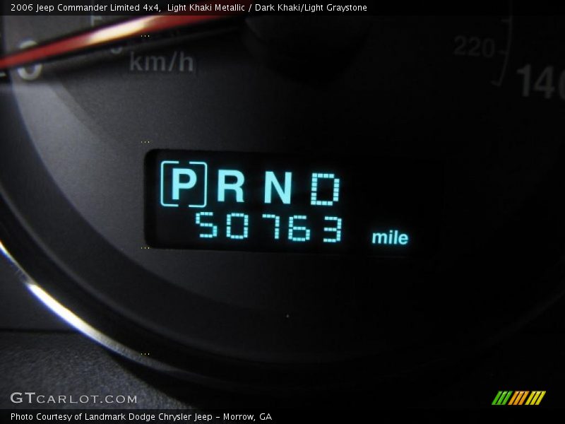 Light Khaki Metallic / Dark Khaki/Light Graystone 2006 Jeep Commander Limited 4x4