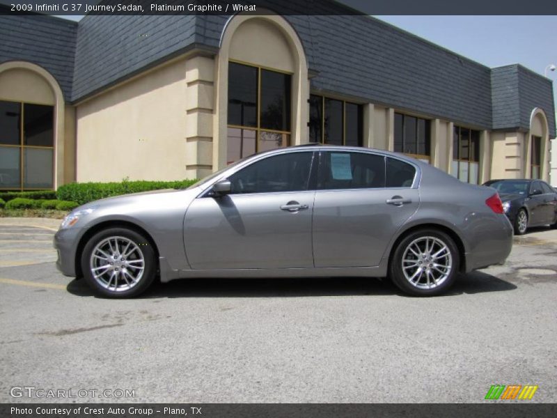 Platinum Graphite / Wheat 2009 Infiniti G 37 Journey Sedan