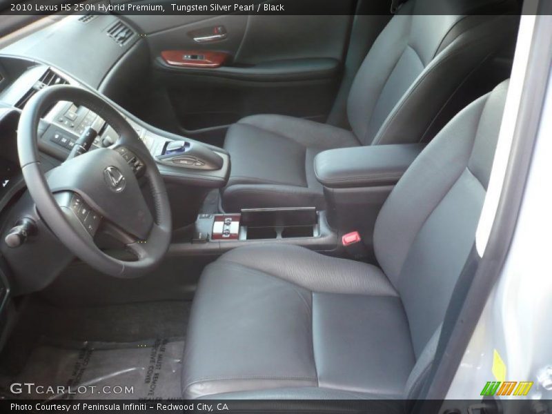  2010 HS 250h Hybrid Premium Black Interior