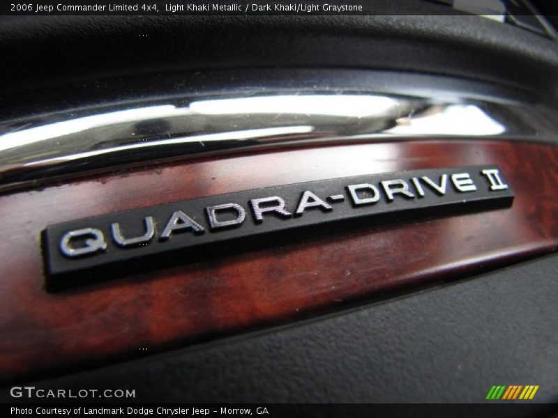 Light Khaki Metallic / Dark Khaki/Light Graystone 2006 Jeep Commander Limited 4x4