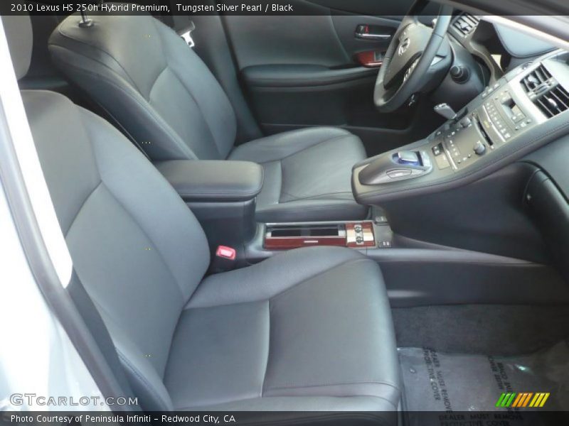 Tungsten Silver Pearl / Black 2010 Lexus HS 250h Hybrid Premium