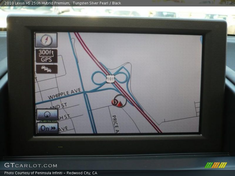 Navigation of 2010 HS 250h Hybrid Premium