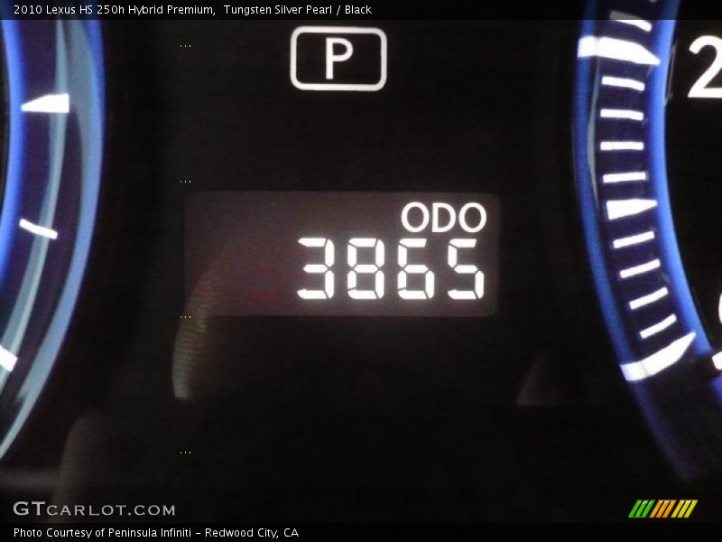 Tungsten Silver Pearl / Black 2010 Lexus HS 250h Hybrid Premium