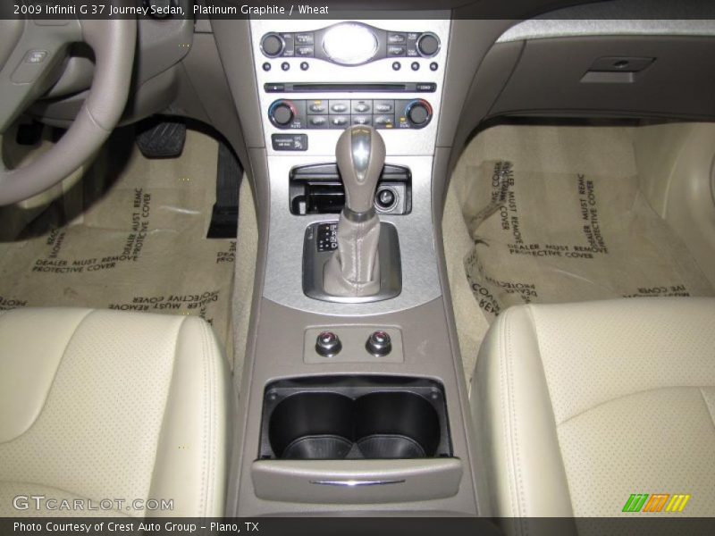 Platinum Graphite / Wheat 2009 Infiniti G 37 Journey Sedan