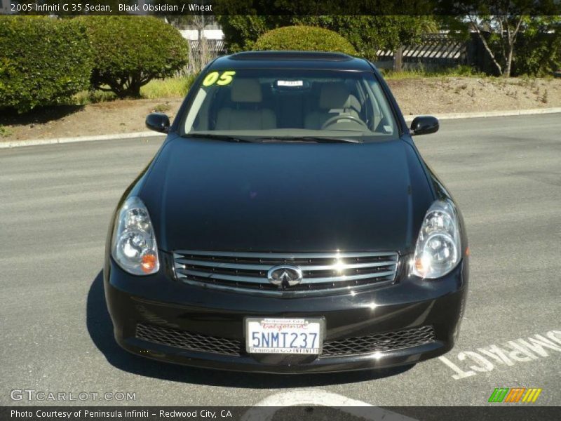Black Obsidian / Wheat 2005 Infiniti G 35 Sedan