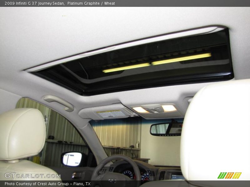 Platinum Graphite / Wheat 2009 Infiniti G 37 Journey Sedan