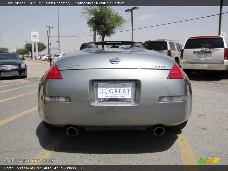 Chrome Silver Metallic / Carbon 2005 Nissan 350Z Enthusiast Roadster