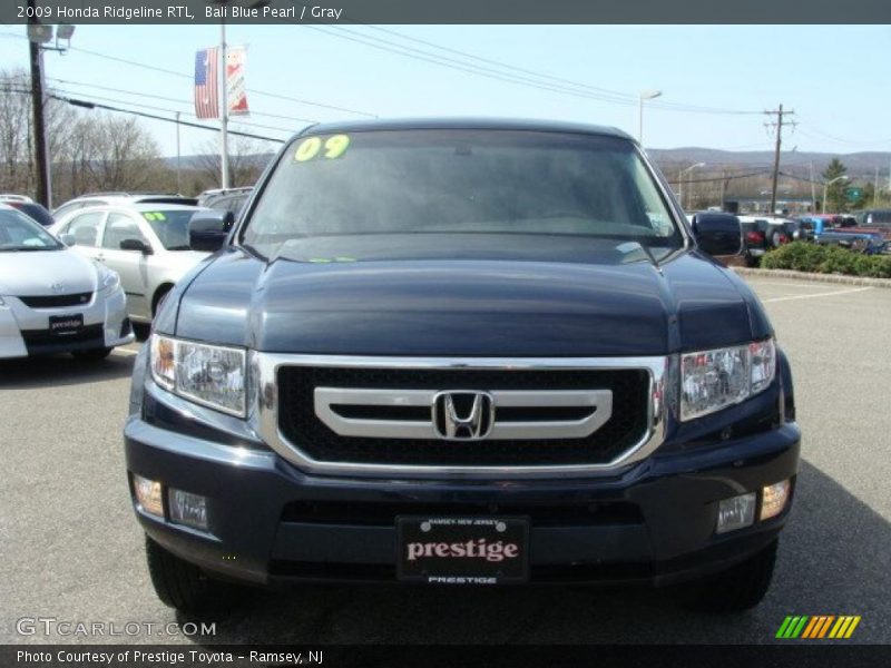 Bali Blue Pearl / Gray 2009 Honda Ridgeline RTL