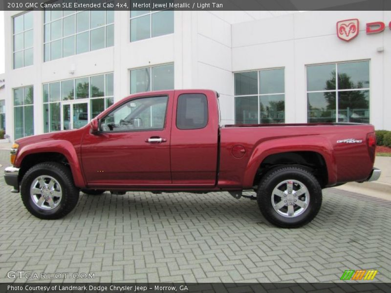  2010 Canyon SLE Extended Cab 4x4 Merlot Jewel Metallic