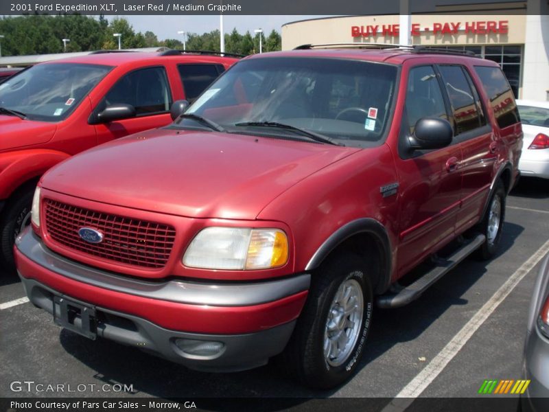 Laser Red / Medium Graphite 2001 Ford Expedition XLT