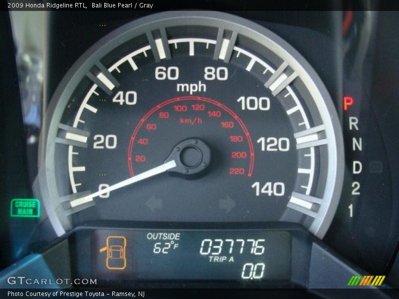 Bali Blue Pearl / Gray 2009 Honda Ridgeline RTL