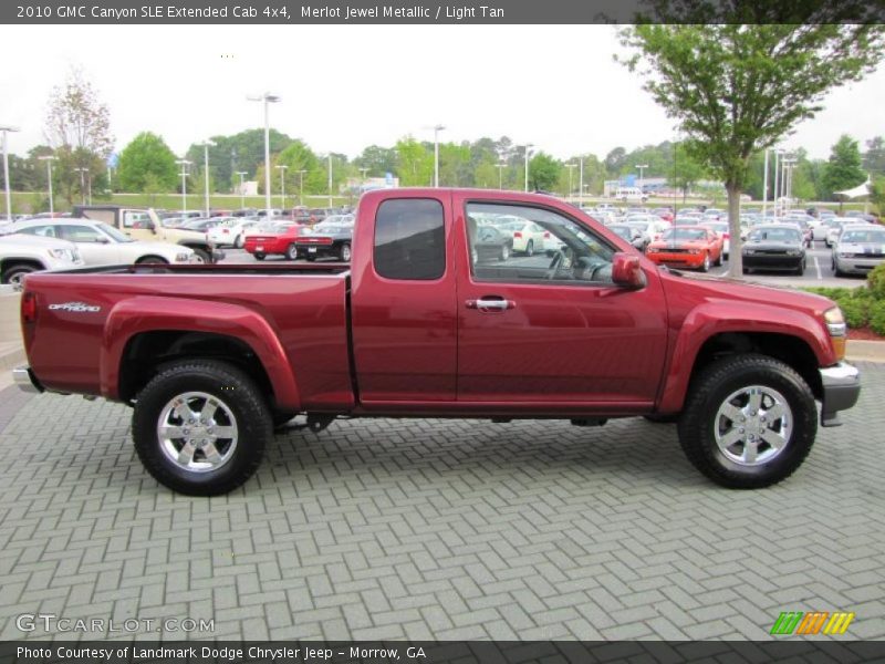  2010 Canyon SLE Extended Cab 4x4 Merlot Jewel Metallic
