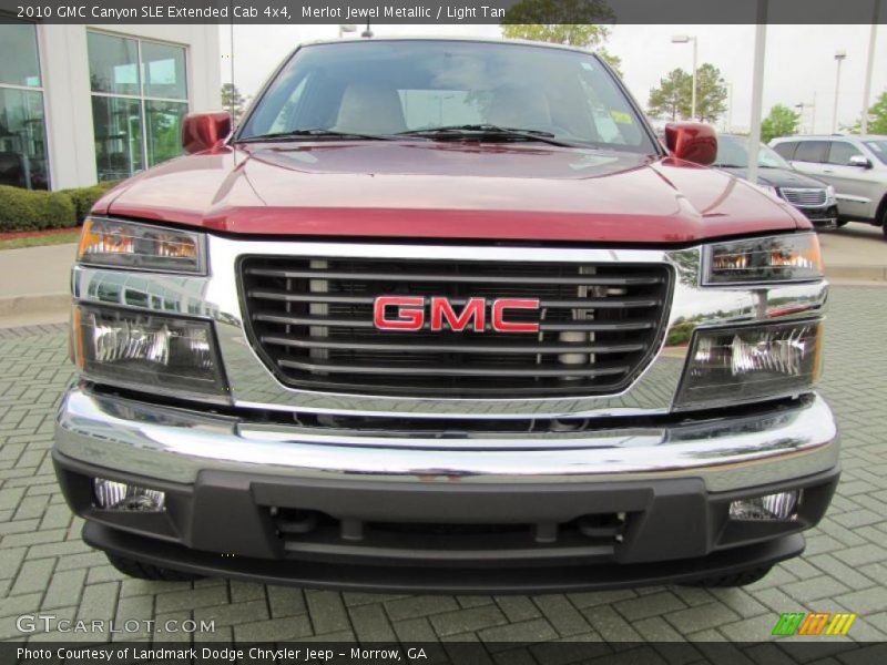 Merlot Jewel Metallic / Light Tan 2010 GMC Canyon SLE Extended Cab 4x4